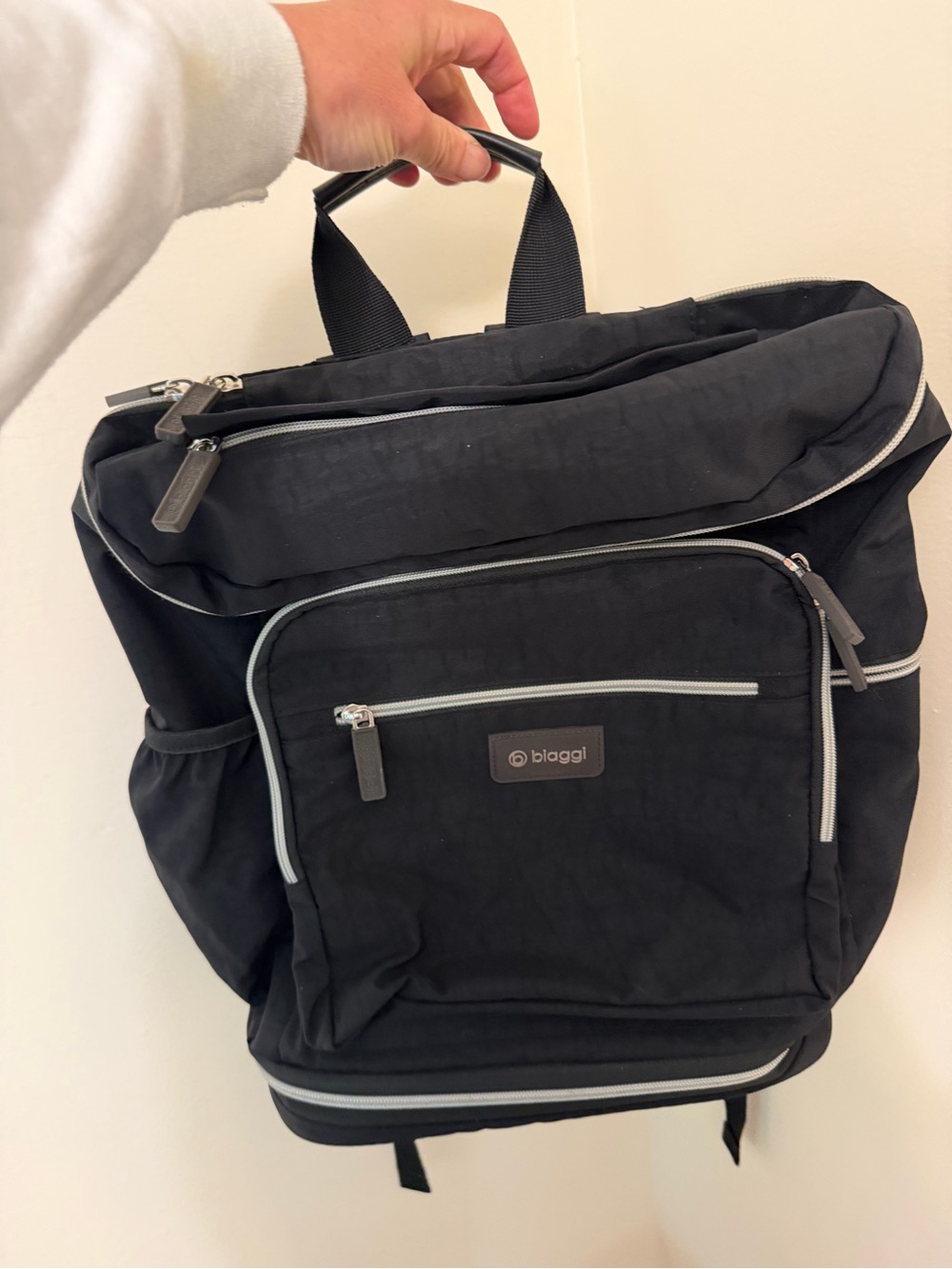 Biaggi Black Carry Cube Backpack